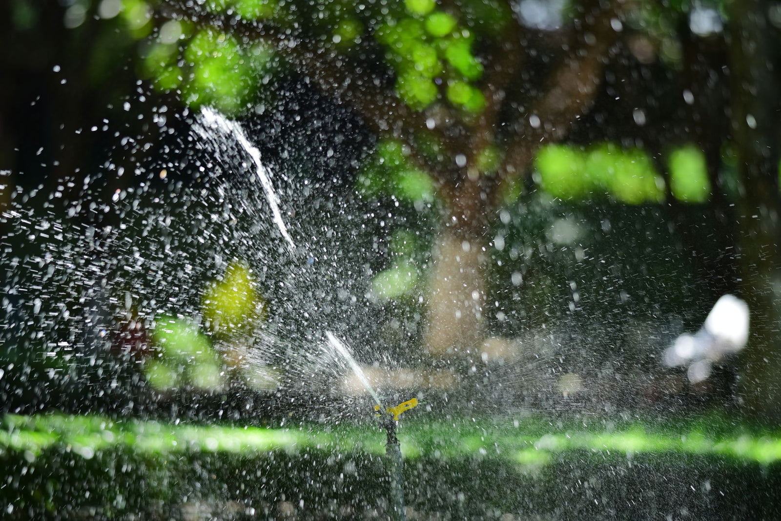 Sproeiers afstellen voor een gelijkmatige waterverdeling