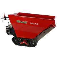 Rupsdumper laadvermogen 400 kg Benassi M403DHO, hydraulisch kiepen | Rabe