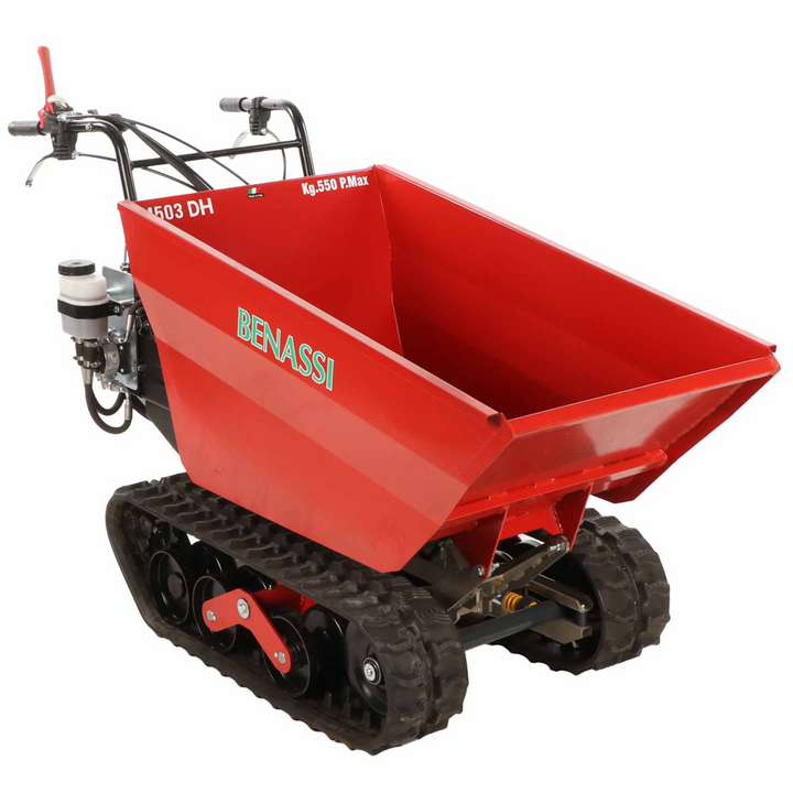
  Rupsdumper laadvermogen 550 kg Benassi M503DH, hydraulisch kiepen | Rabe - artikelnummer K610518
