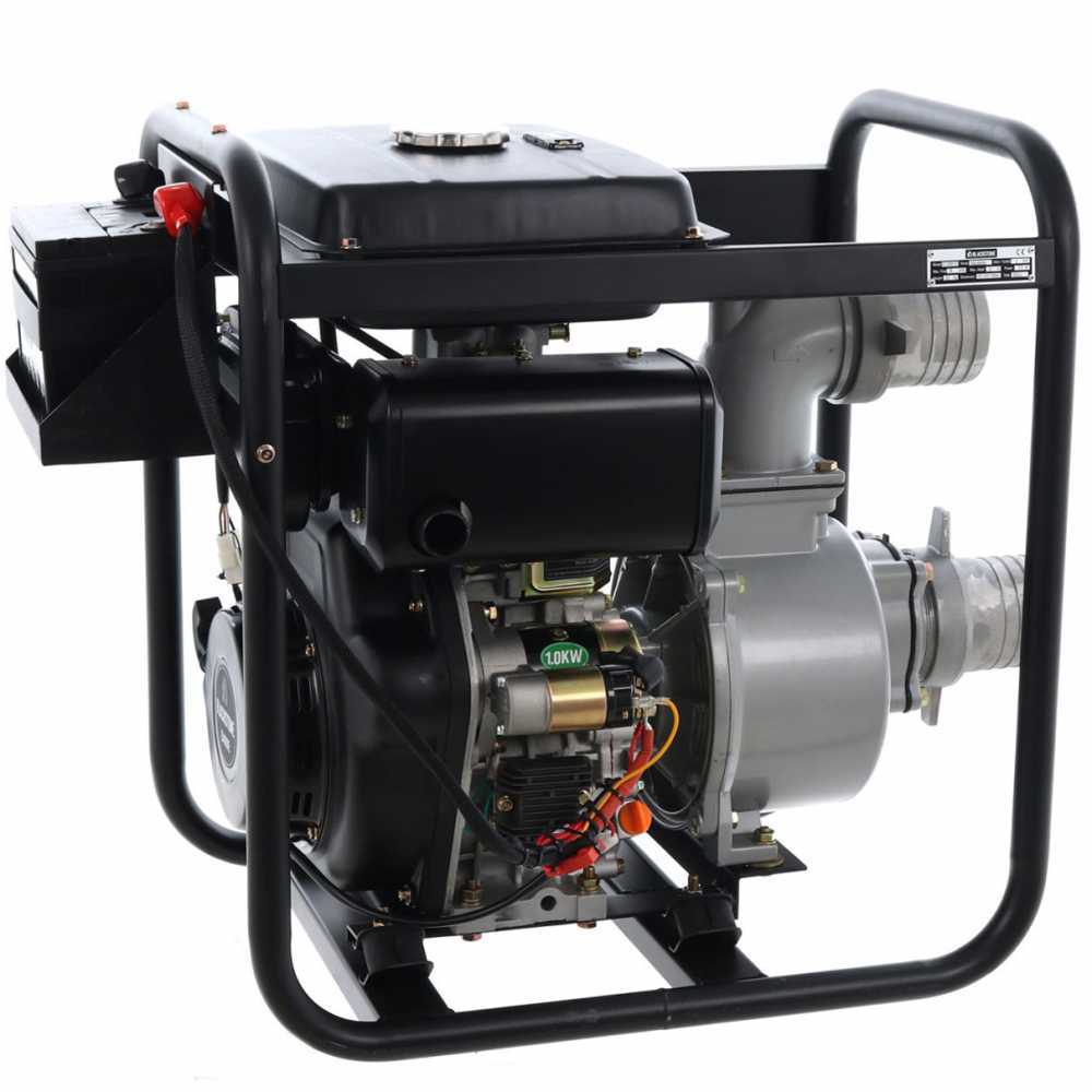 BlackStone BD 10000ES diesel motorpomp, aansluiting 100 mm | Rabe