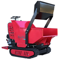 Motorkruiwagen laadvermogen 500 kg Blue Bird Trasporter 500DL Trcked, hydraulisch kiepen | Rabe