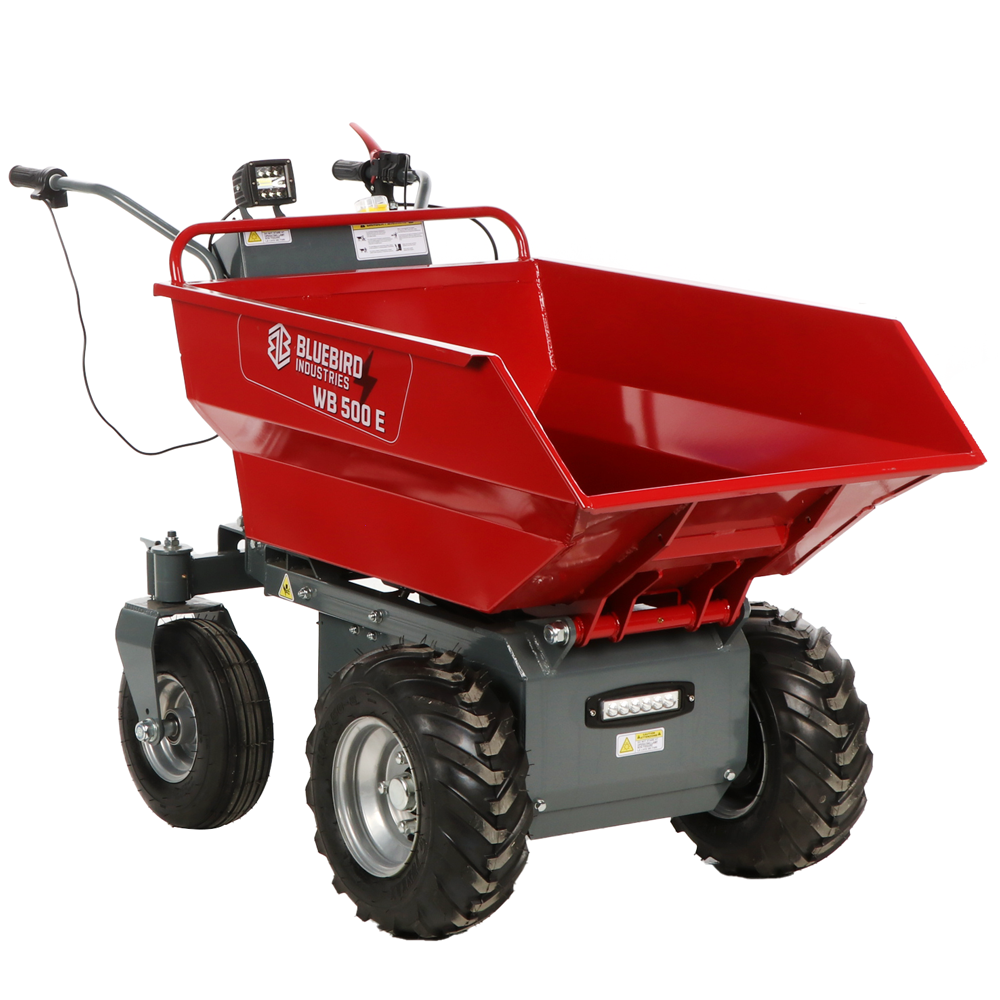 Accu motorkruiwagen laadvermogen 500 kg Blue Bird WB 500E, 48 V 32 Ah | Rabe