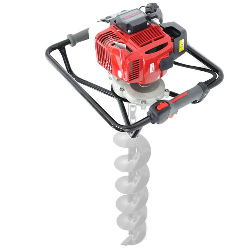Benzine grondboor Blue Bird NEA TJ 45 E, motor Kawasaki TJ 45 E, zonder boor | Rabe