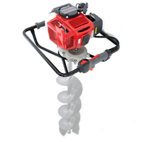 Benzine grondboor Blue Bird NEA TJ 53 E, motor Kawasaki TJ 53 E, zonder boor | Rabe