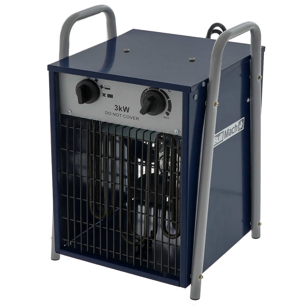BullMach BM-EFH 3H elektrische heteluchtkanon 3 kW, 230 V | Rabe