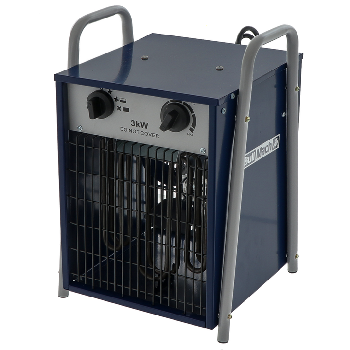 
  BullMach BM-EFH 3H elektrische heteluchtkanon 3 kW, 230 V | Rabe - Artikelnummer 108497
