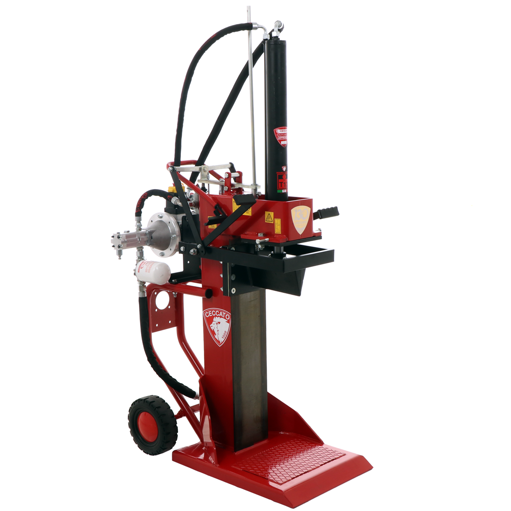 Ceccato Olindo BULL SPLE13T-650 13 elektrische houtklover, 13 ton, verticaal, 400 V, slag 650 mm | Rabe