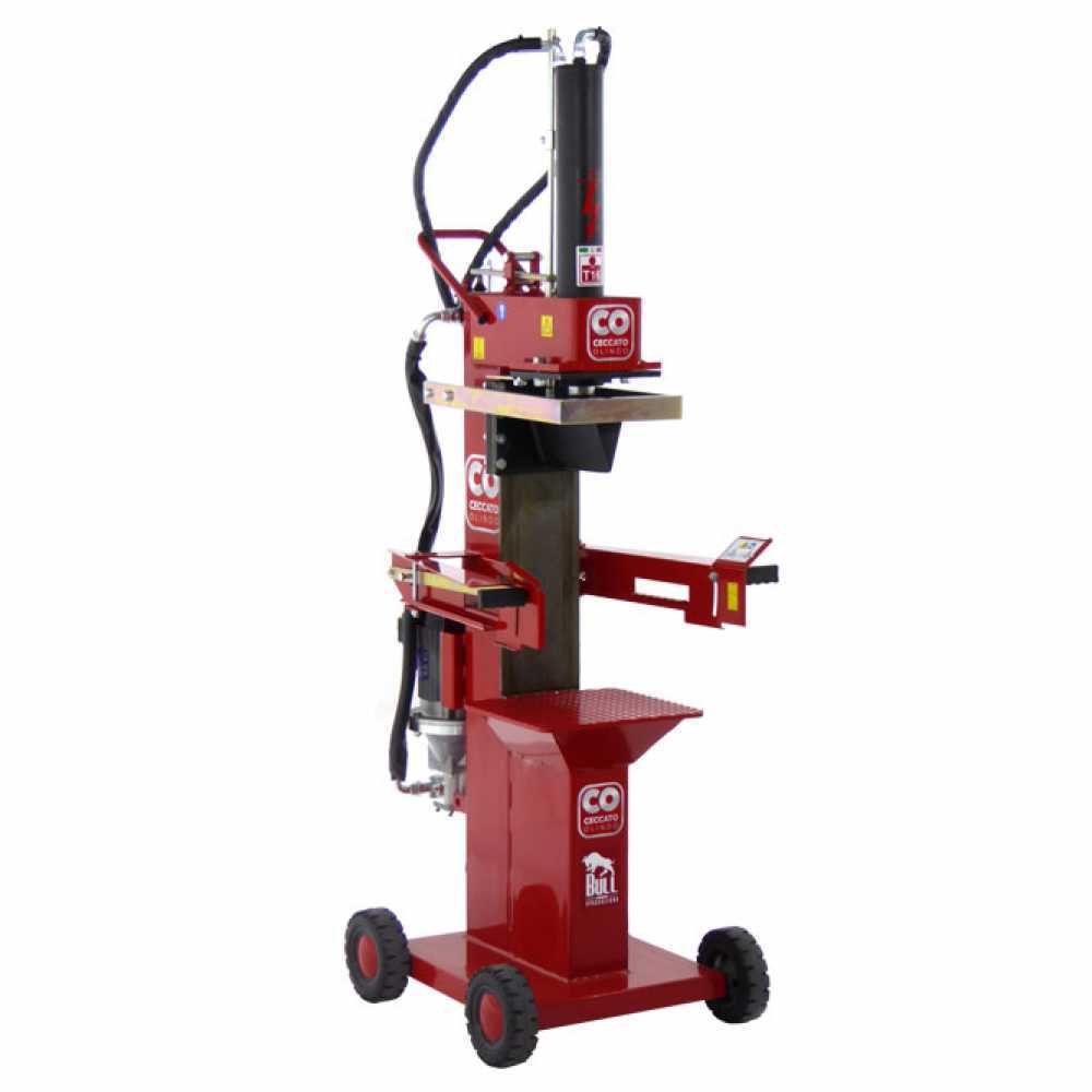 Ceccato Olindo BULL SPLE16R4-5.5 16 elektrische houtklover, 16 ton, verticaal, 400 V, slag 500 mm | Rabe