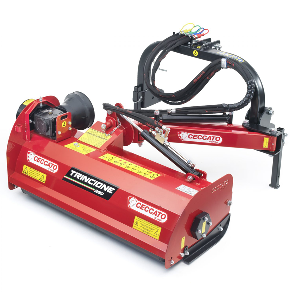 Ceccato Olindo trincione 290 Argini 1400 zijklepelmaaier met arm 140 cm, 52 Y-messen | Rabe