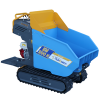 Rupsdumper laadvermogen 500 kg EuroMech EM500H-Dump, hydraulisch kiepen | Rabe