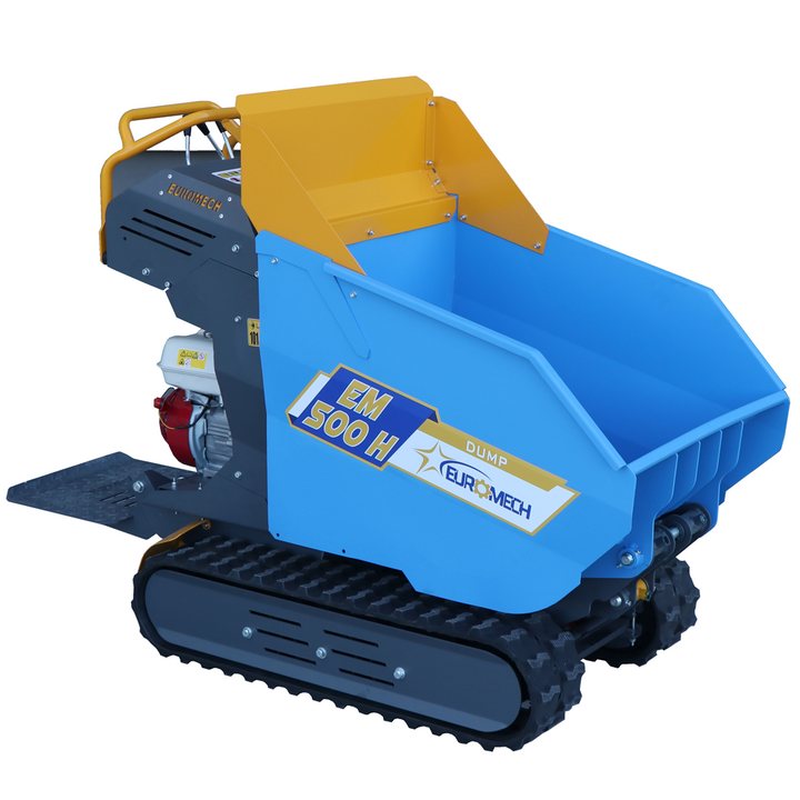 
  Rupsdumper laadvermogen 500 kg EuroMech EM500H-Dump, hydraulisch kiepen | Rabe - artikelnummer K603375
