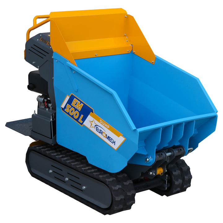 
  Rupsdumper laadvermogen 500 kg EuroMech EM500L-Dump, hydraulisch kiepen | Rabe - Artikelnummer K603394

