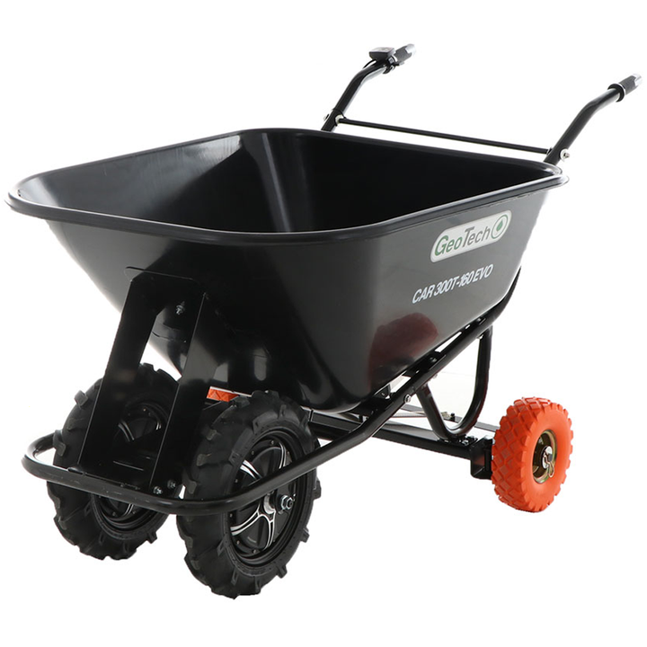 
  Accu motorkruiwagen laadvermogen 300 kg GeoTech CAR 300T-160 EVO, 40 V 6 Ah | Rabe - artikelnummer K603750
