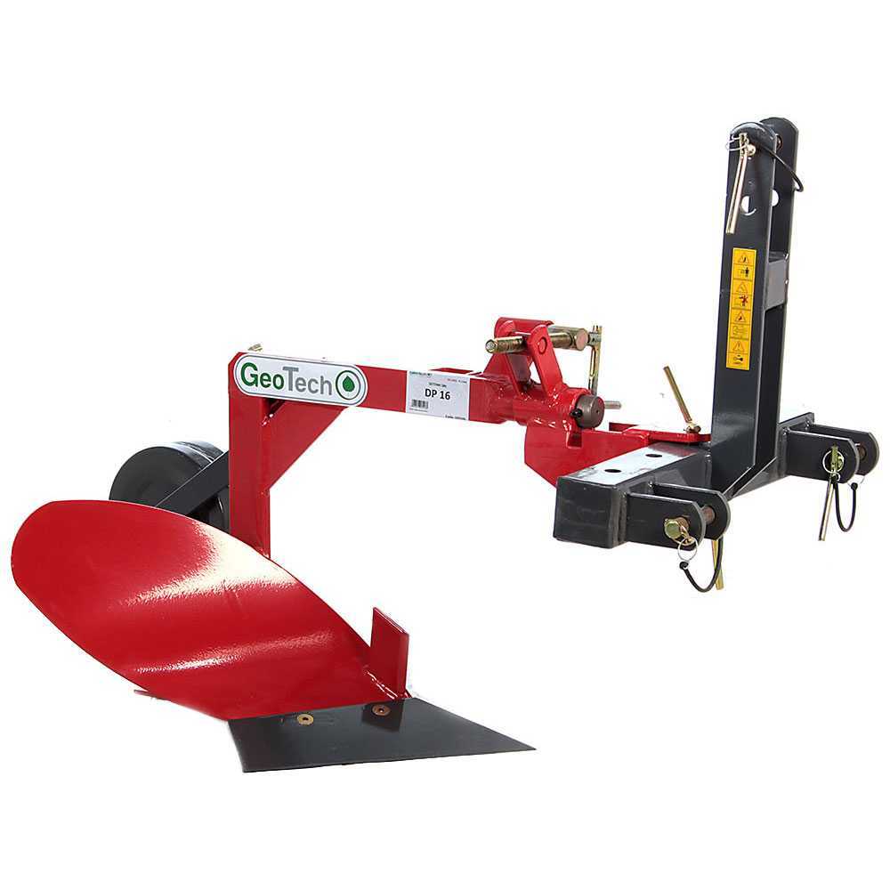 GeoTech DP16 1-scharige ploeg | Rabe