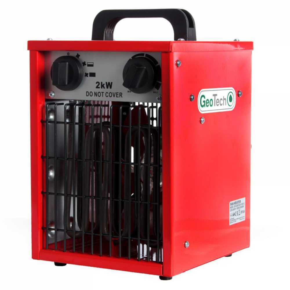 GeoTech EH 200 S elektrische heteluchtkanon 2 kW, 230 V | Rabe
