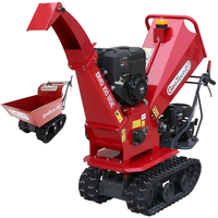 GeoTech Pro BMS155 BS benzine hakselaar, takken tot 90 mm, op rupsen | Rabe