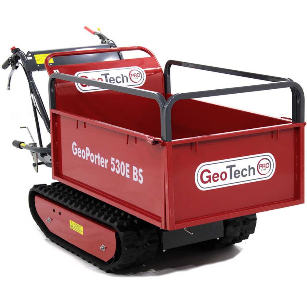 Rupsdumper laadvermogen 500 kg GeoTech Pro GeoPorter 530E BS CR950 | Rabe