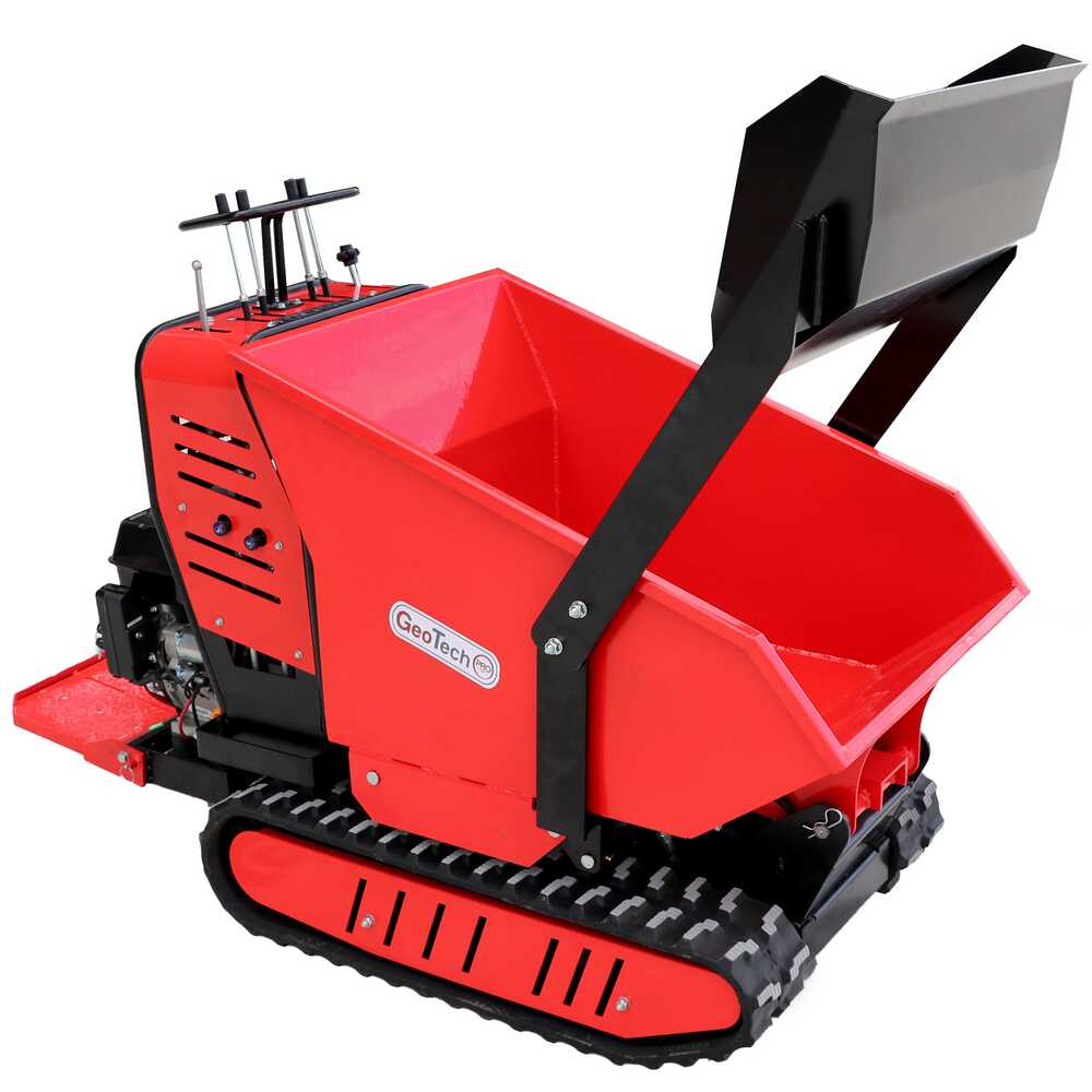 Rupsdumper laadvermogen 500 kg GeoTech Pro Geoporter 550 DHS Hydro, hydraulisch kiepen | Rabe