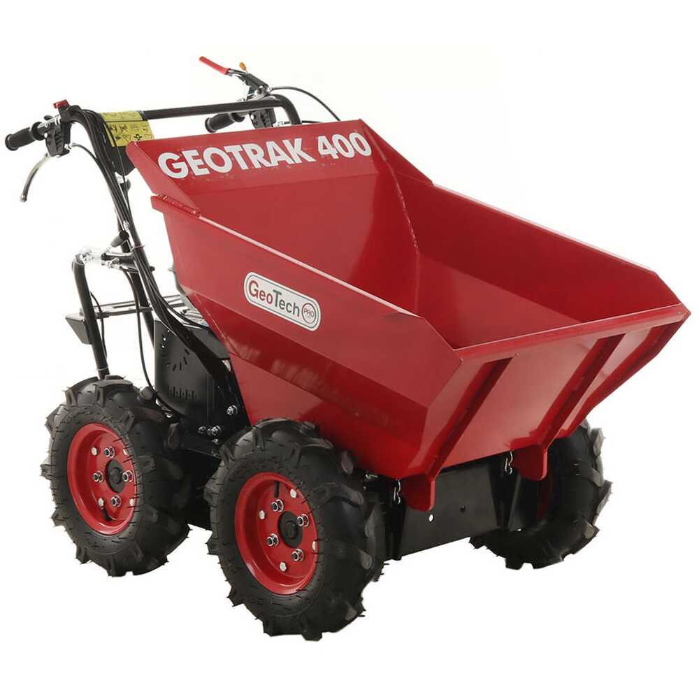 Motorkruiwagen laadvermogen 400 kg GeoTech Pro GEOTRAK 400, 4x4 | Rabe