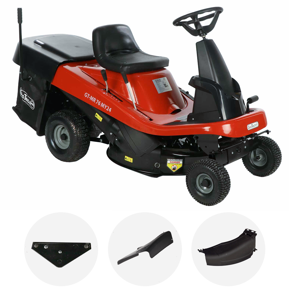 GeoTech Pro GT-MR 76 zitmaaier met opvangbak 76 cm, versnellingsbak | Rabe