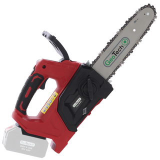 Accu kettingzaag voor snoeien zwaard 25 cm GeoTech X-Line CM-20V, 20 V zonder accu