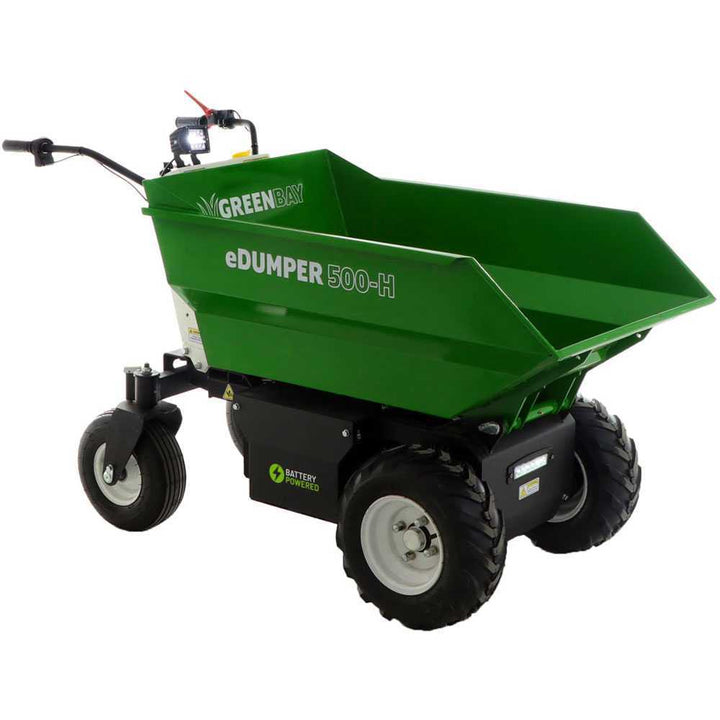 
  Accu motorkruiwagen laadvermogen 500 kg GreenBay eDUMPER 500-H, 48 V 32 Ah | Rabe - artikelnummer 110969
