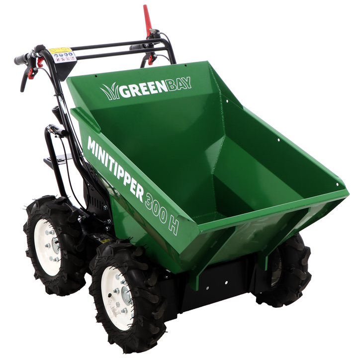 
  Motorkruiwagen laadvermogen 300 kg GreenBay MiniTipper 300 H, motor Honda GP160, 4x4 | Rabe - artikelnummer K605995
