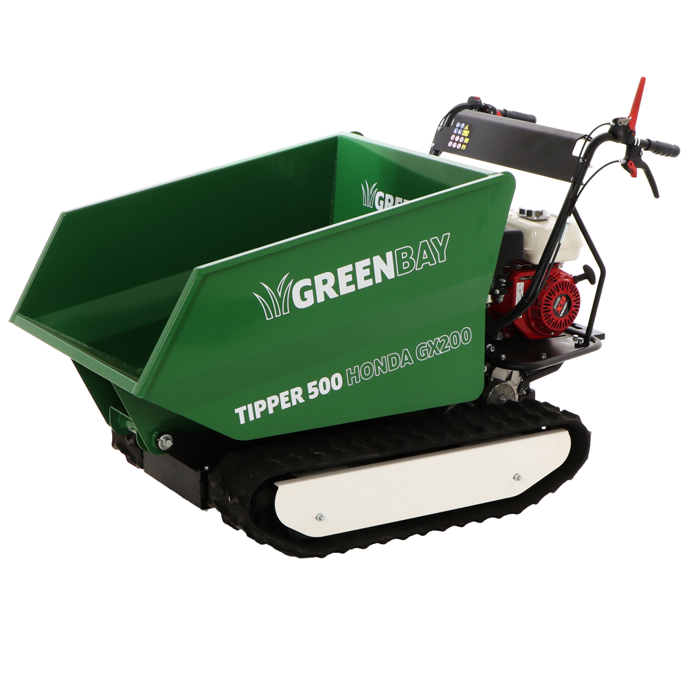 Rupsdumper laadvermogen 500 kg GreenBay Tipper 500, motor Honda GX200 | Rabe