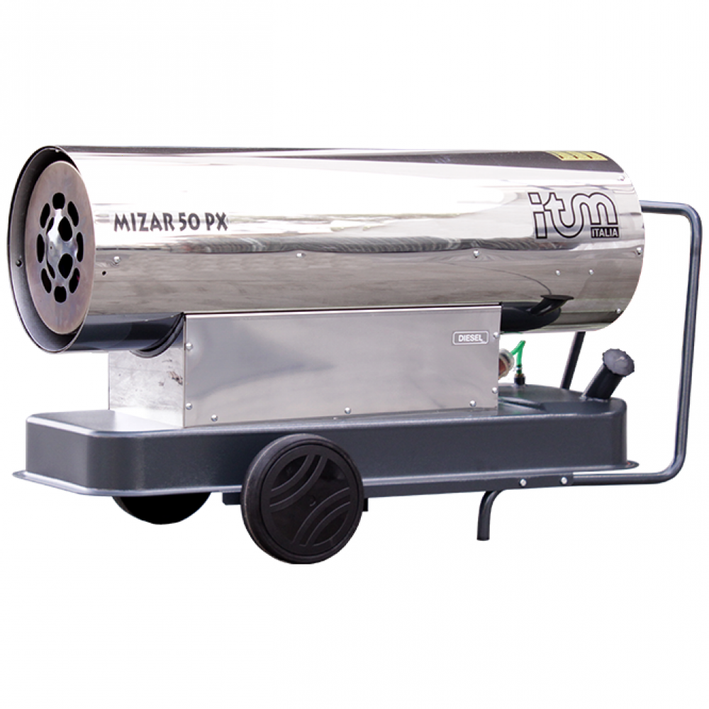 ITM MIZAR 50PX diesel heteluchtkanon 50 kW, direct gestookt | Rabe