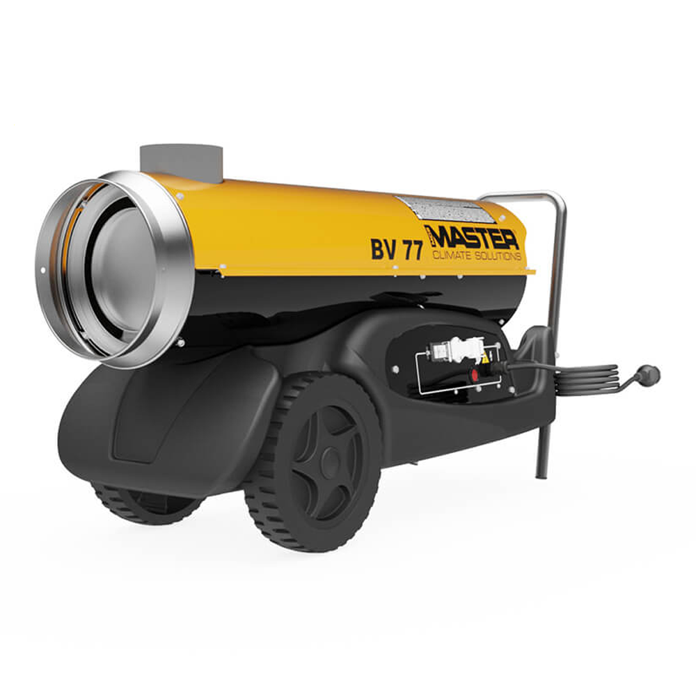 Master BV 77 diesel heteluchtkanon 20 kW, indirect gestookt | Rabe