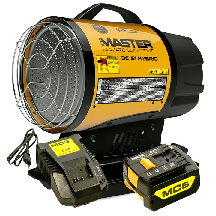 
  Master DC 61 Hybrid diesel heteluchtkanon 17 kW, direct gestookt | Rabe - Artikelnummer K601470
