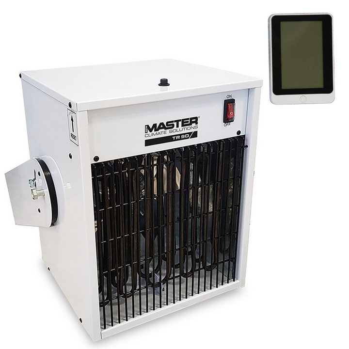 
  Master TR 9D elektrische heteluchtkanon 9 kW, 400 V, met afstandsbediening | Rabe - Artikelnummer K611080
