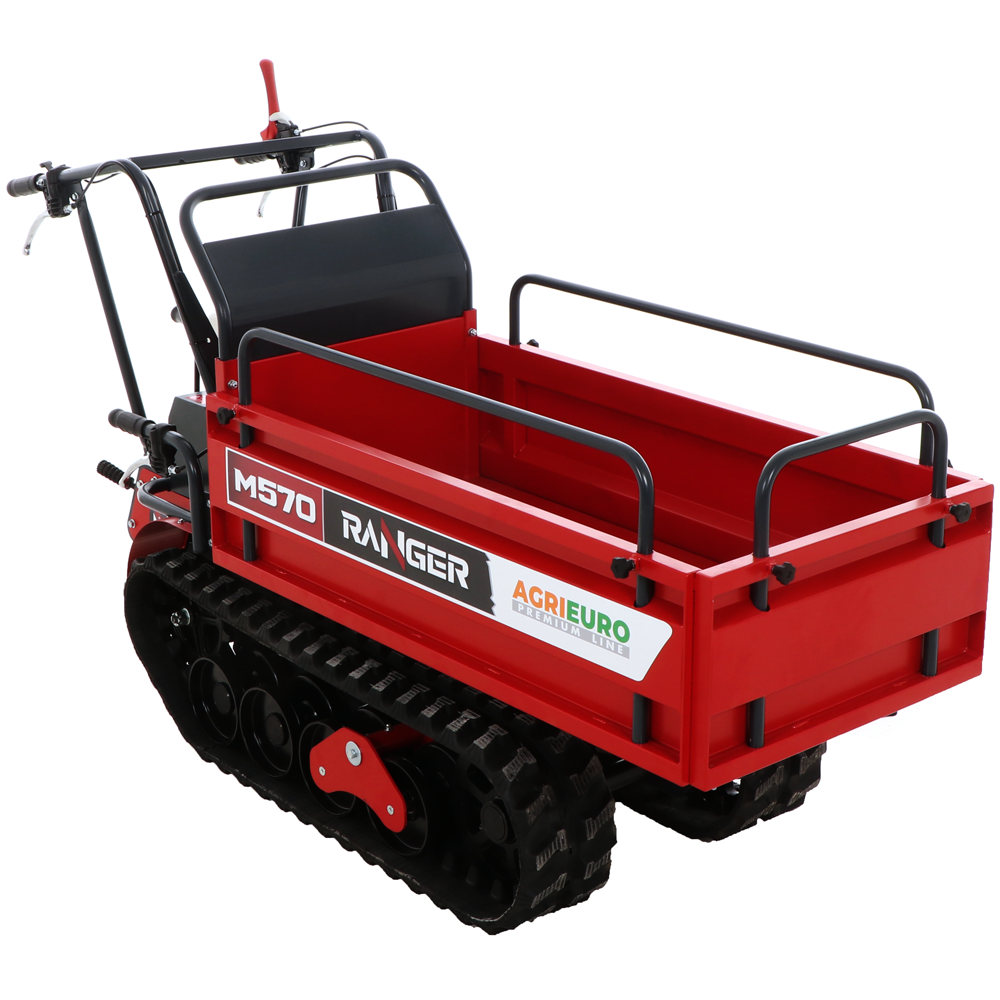 Rupsdumper laadvermogen 500 kg AgriEuro Premium Ranger M570 Extendable, motor Honda GX200 | Rabe