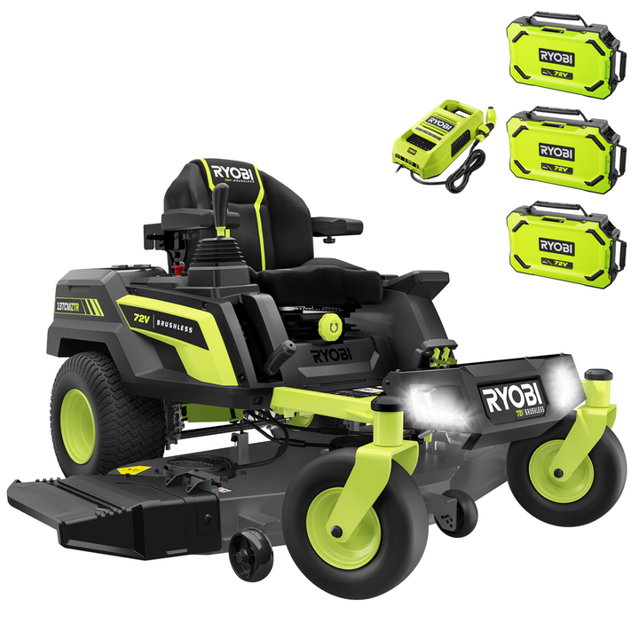 
  Ryobi ZTRX137 accu-zero-turn zitmaaier 137 cm, automaat | Rabe - artikelnummer K607057
