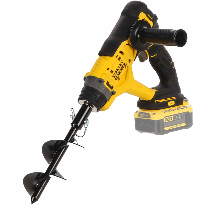 
  Accu grondboor Stanley Fatmax SFMCGA75, 20 V zonder accu, met boor 15,5 cm | Rabe - artikelnummer 113453
