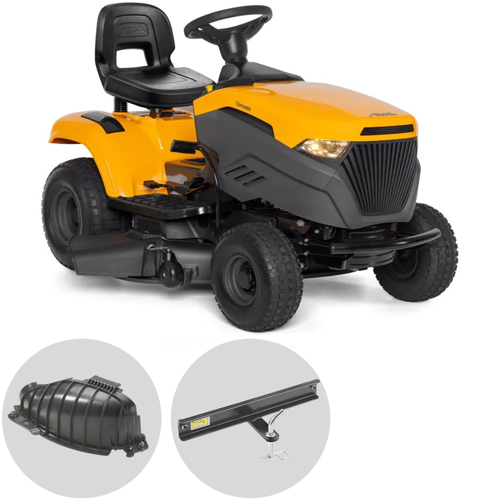 Stiga Tornado 398 zitmaaier met zijuitworp 98 cm, hydrostaat | Rabe