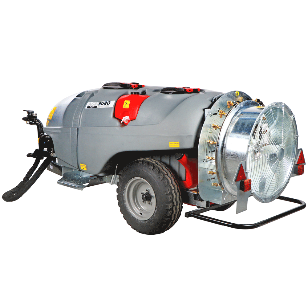 AgriEuro TOP-LINE Gray T Car 1500/80 getrokken nevelspuit, 1500 liter, pomp AR1064 | Rabe
