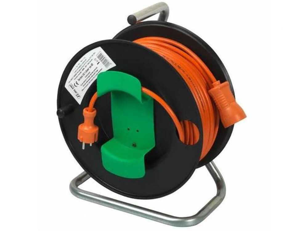 AgriEuro Premium kabelhaspel 25 m met kabel, detail 1