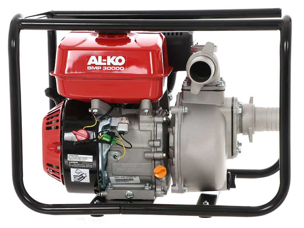 AL-KO BMP 30000 benzine motorpomp, aansluiting 50 mm, detail 1
