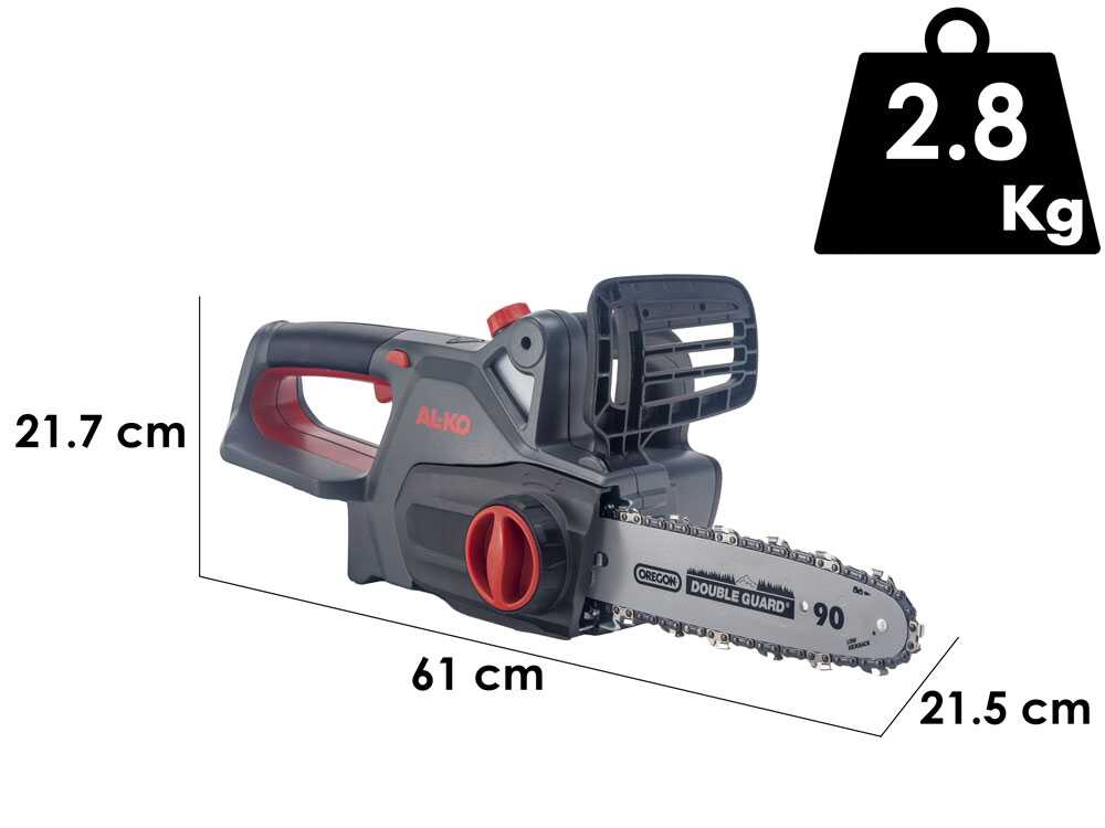 AL-KO Comfort CS 1825 accu kettingzaag, zwaard 25 cm, 18 V 2,5 Ah, detail 1