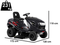AL-KO T18-111.4 HDS-A V2 zitmaaier met zijuitworp 110 cm, hydrostaat, detail 1