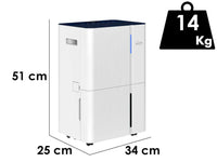 Argo Dry Pury Evo WF 31 luchtontvochtiger 31 l/dag, met luchtzuivering, detail 1
