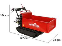 Motorkruiwagen laadvermogen 500 kg Attila ATT 500 C, detail 1