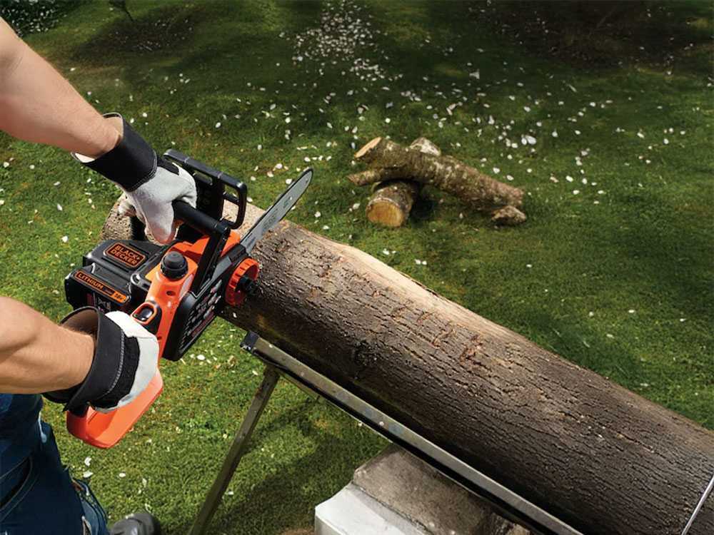 Black & Decker GKC1825LB-XJ accu kettingzaag, zwaard 25 cm, 18 V zonder accu, detail 1