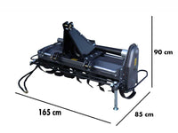 BlackStone BHTL-150 grondfrees 150 cm, hydraulisch verschuifbaar, detail 1
