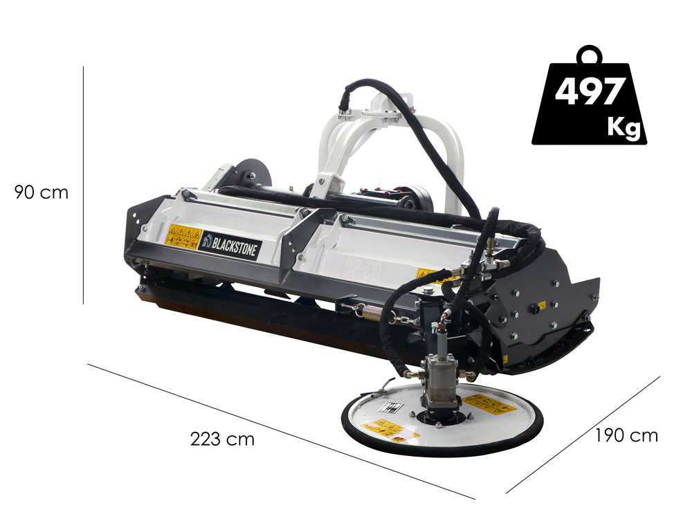 BlackStone BP-CD 160 klepelmaaier met tussenrijschijf 160 cm, detail 1