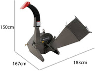 BlackStone BTC 100 aftakas hakselaar, takken tot 100 mm, detail 1