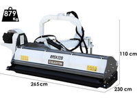 BlackStone RPEH 220 zijklepelmaaier met arm 220 cm, detail 1