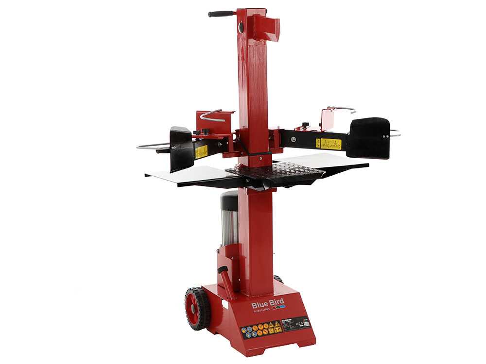 Blue Bird LOG SPLITTER LSE 8000 elektrische houtklover, 8 ton, verticaal, detail 1