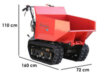 Rupsdumper laadvermogen 500 kg Blue Bird Transporter 500 D, detail 1